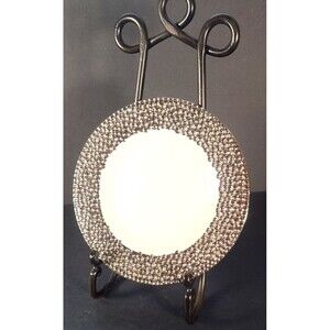 I Patrizi Italy Salad Dessert Plate 8.75" Round Silver Williams Sonoma VTG
